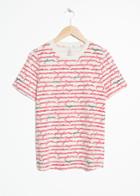 Other Stories Allover Parisian Calligraphy Tee - White