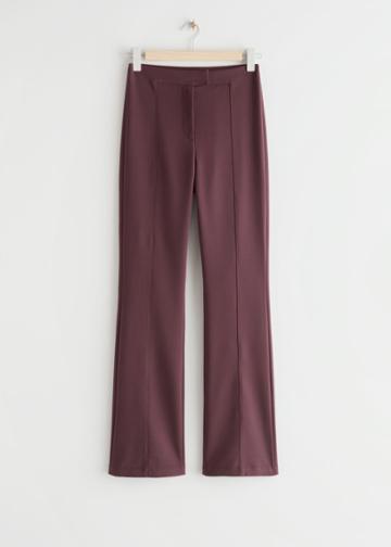 Other Stories Flared Pants - Pink