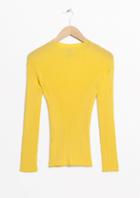 Other Stories Fitted Mock Neck Top