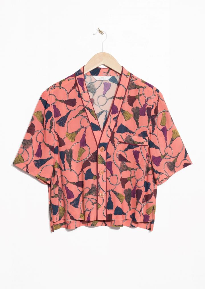 Other Stories Cropped Lounge Shirt