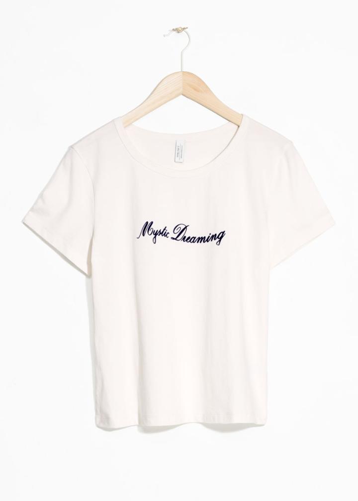 Other Stories Printed Graphic Tee - White