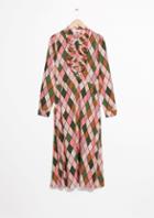Other Stories Ascot Ruffle Midi Dress