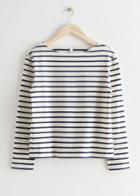 Other Stories Breton Stripe Top - Blue