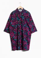 Other Stories Fuschia Shirt Dress