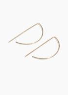 Other Stories Geometric Hoop Earrings - Gold