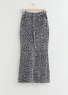 Other Stories Floor Length Sequin Trousers - Brown