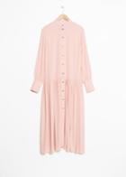 Other Stories Oversized Shirt Dress - Orange