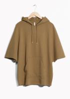 Other Stories Fleece Cape Hoodie