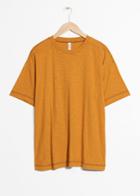 Other Stories Vintage Wash Tee - Yellow