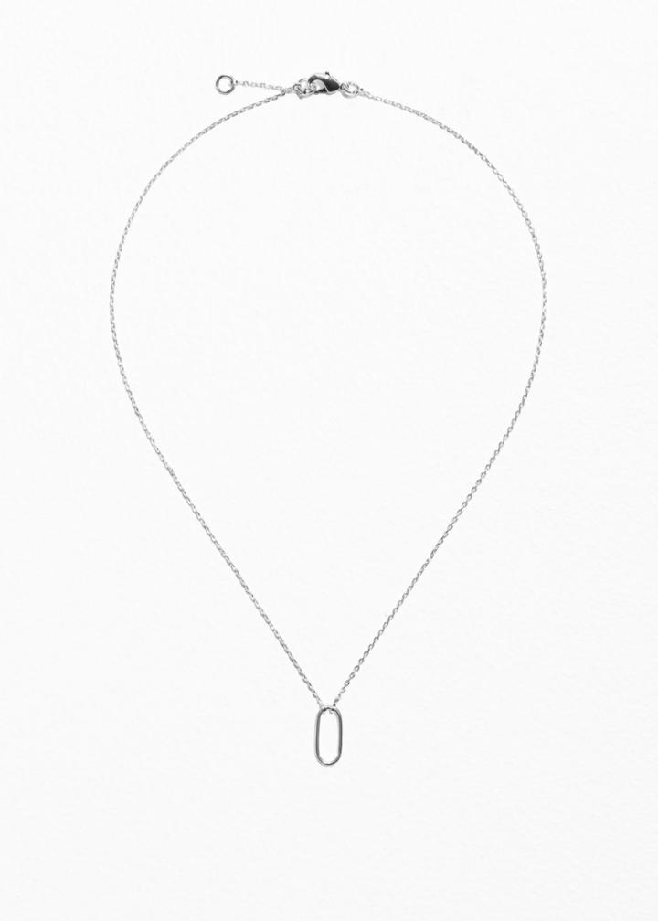 Other Stories Chain Necklace - Silver