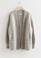 Other Stories Relaxed Knit Cardigan - Beige