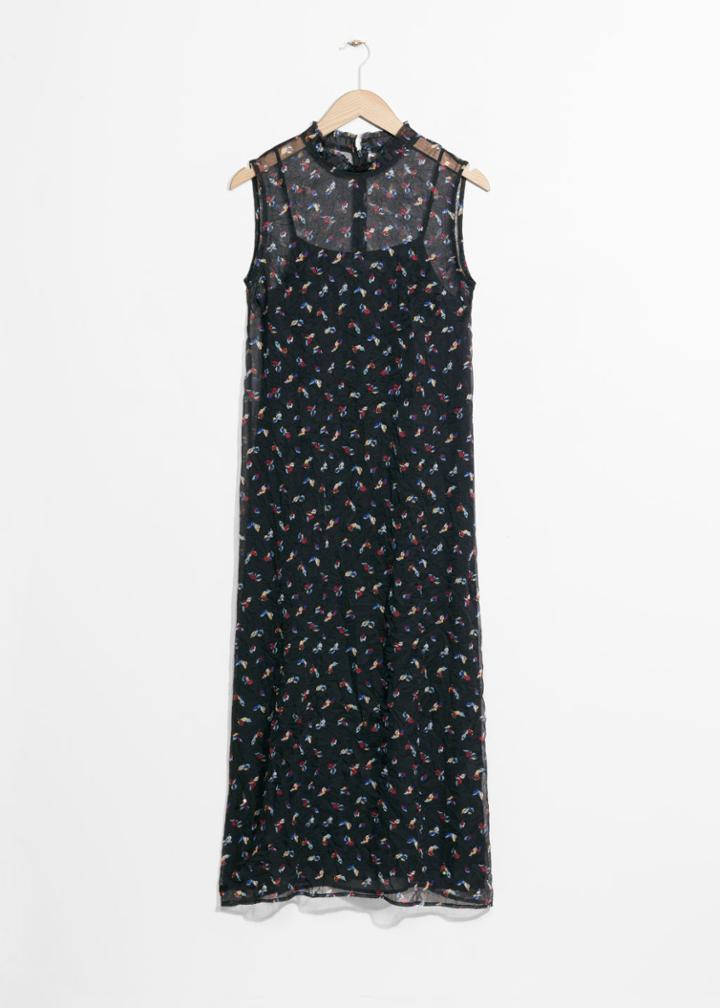 Other Stories Crepe Dress - Black