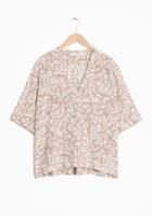 Other Stories Collage Letters Print Top