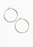 Other Stories Mid Size Hoop Earrings - Gold
