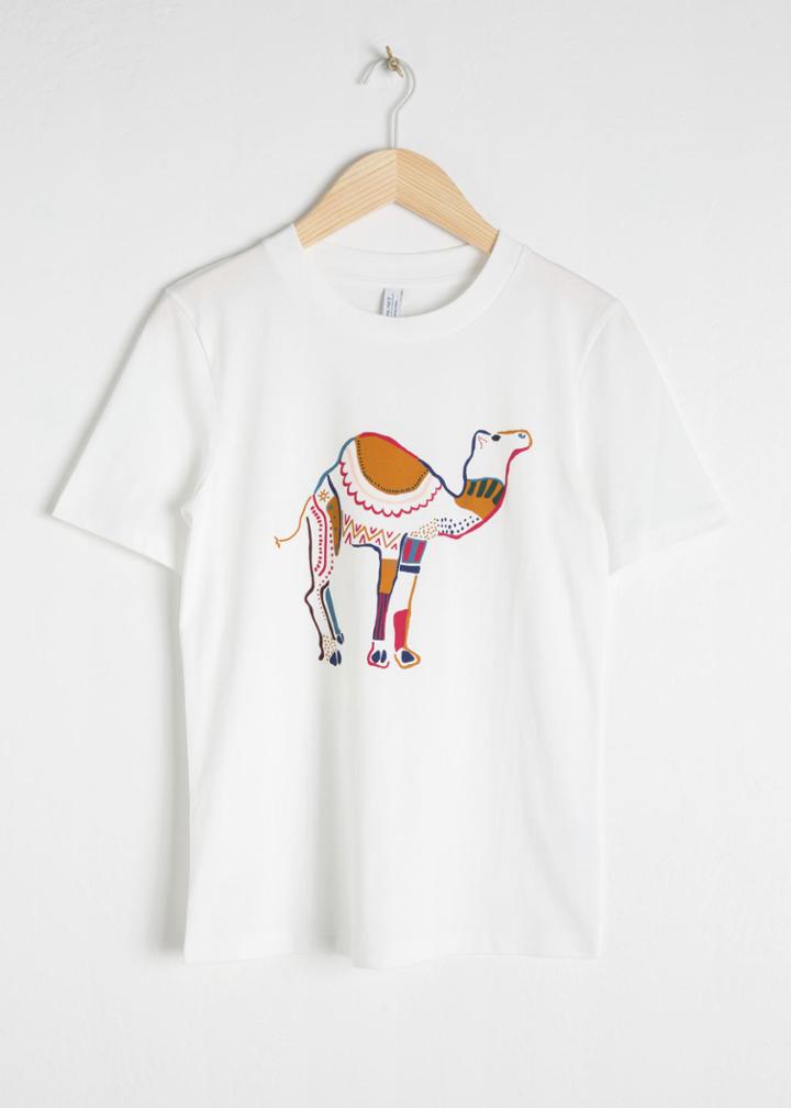 Other Stories Camel T-shirt - White