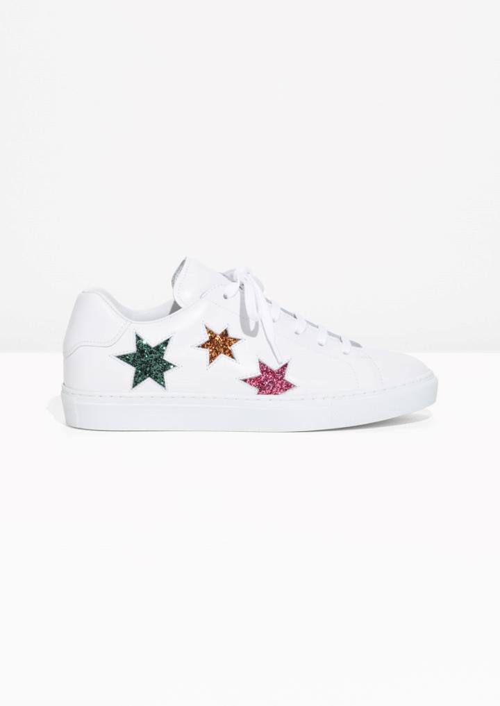 Other Stories Star Lace-up Sneakers