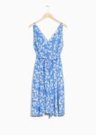 Other Stories V-neck Dress - Blue