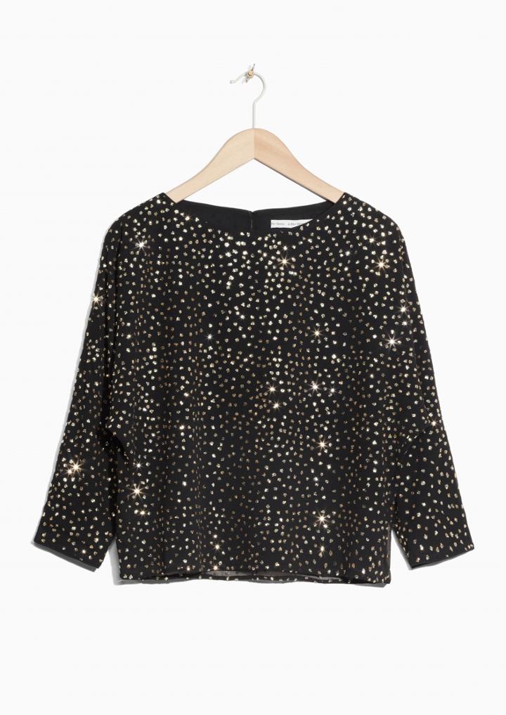 Other Stories Sparkle Blouse