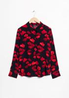 Other Stories Poppy Print Blouse
