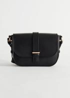 Other Stories Crossbody Leather Bag - Black