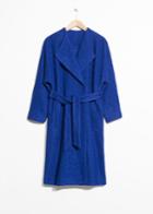 Other Stories Oversized Wool Coat - Blue