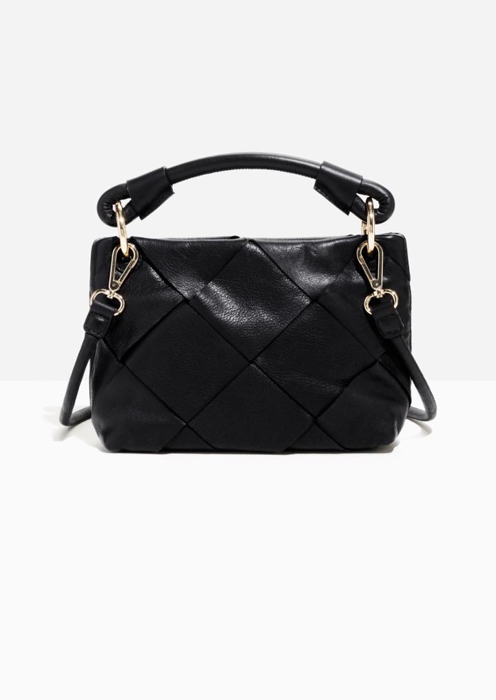 Other Stories Braided Leather Crossbody