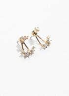 Other Stories Stone Strass Studs - White
