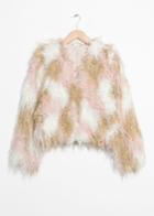 Other Stories Faux Fur Jacket - White