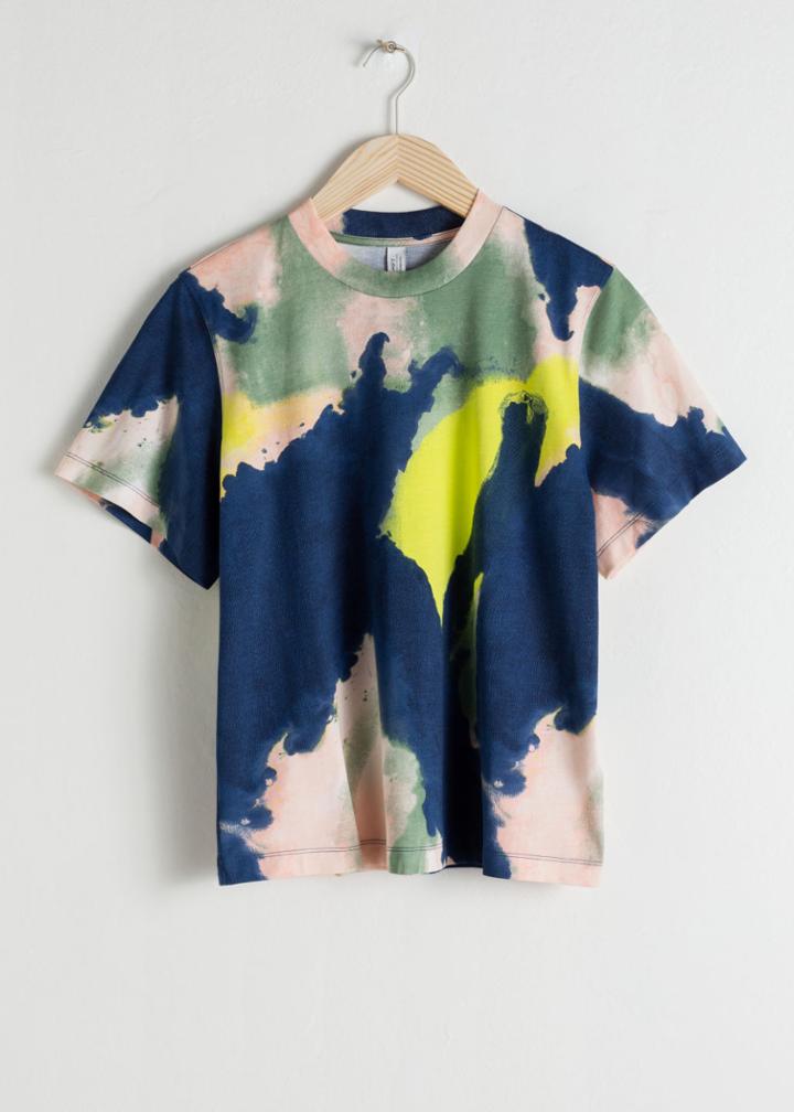 Other Stories Boxy Organic Cotton Tee - White