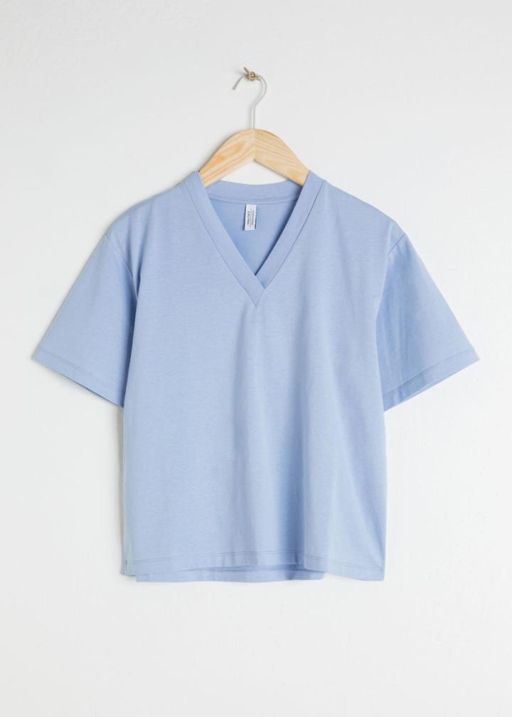 Other Stories V-neck T-shirt - Blue
