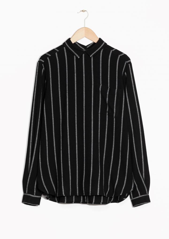 Other Stories Button Down Back Shirt