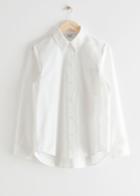 Other Stories Classic Cotton Shirt - White
