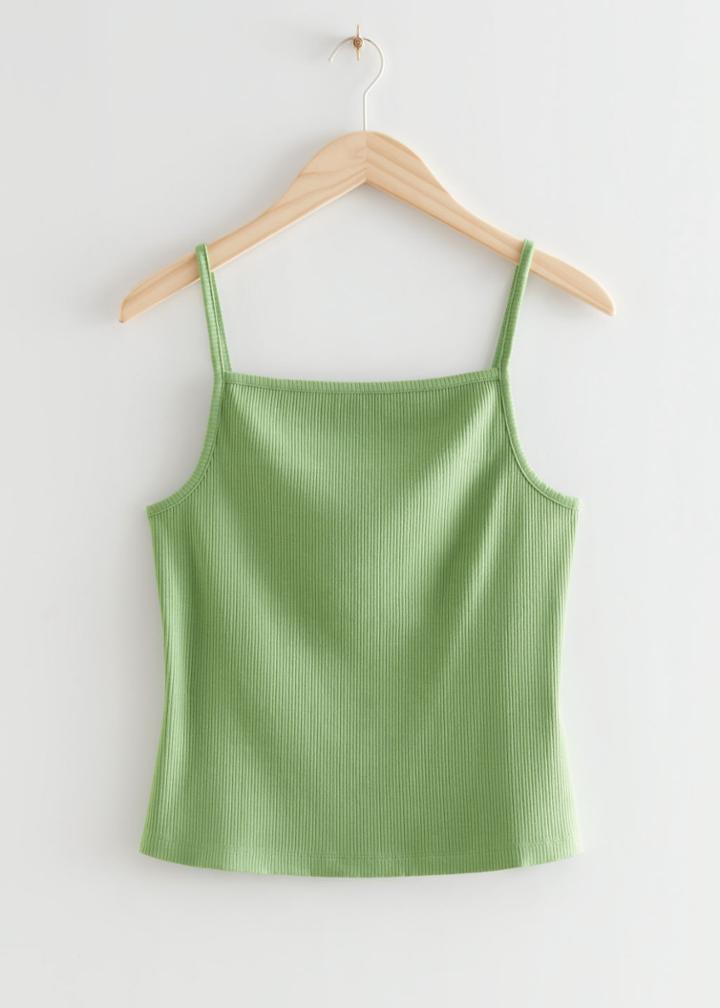 Other Stories Strappy Top - Green