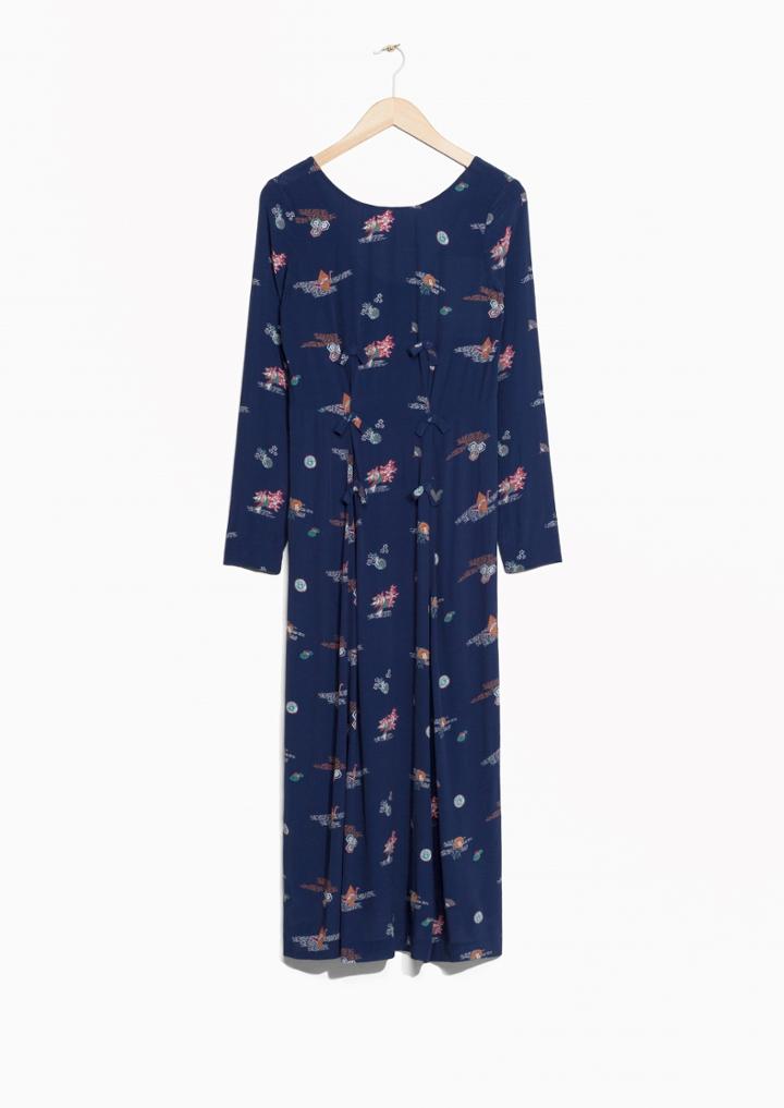 Other Stories Origami Bow Dress