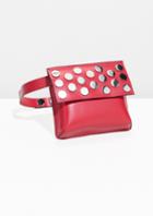 Other Stories Leather Snap Stud Beltbag