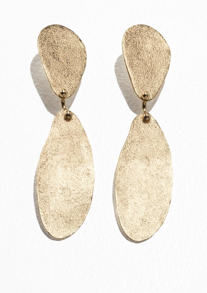 Other Stories Textured Two Piece Earrings