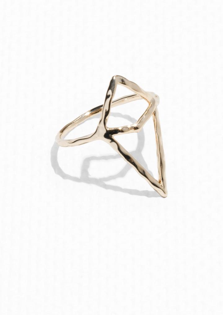Other Stories Prism Caged Ring