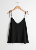 Other Stories A-line Tank Top - Black