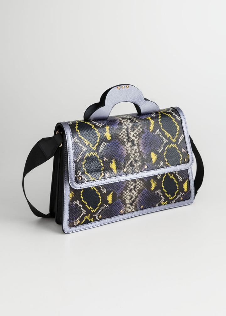 Other Stories Deco Shoulder Bag - Purple