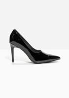 Other Stories Glossy Leather Pumps