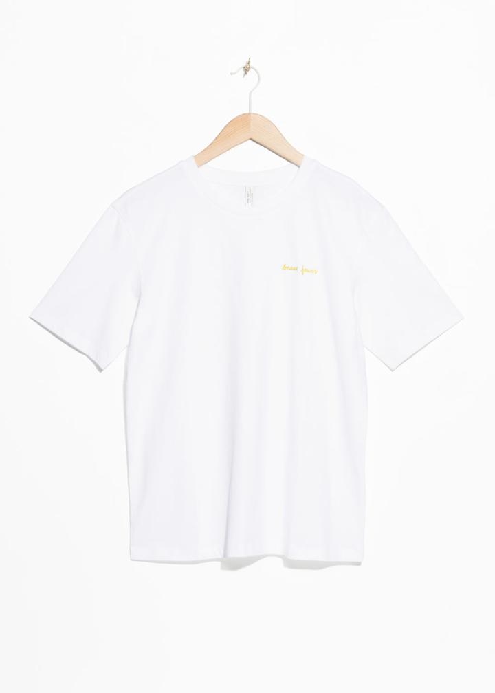 Other Stories Beaux Jours Tee - White