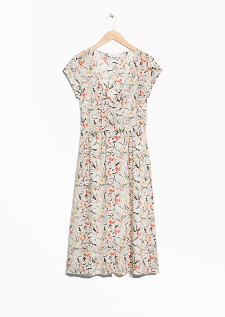 Other Stories Floral Print Dress