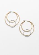 Other Stories Trio Circle Hoops - Gold