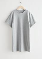 Other Stories Relaxed T-shirt Mini Dress - Grey