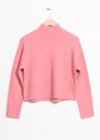 Other Stories Crop Sweater - Pink
