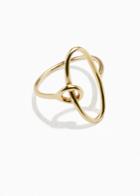 Other Stories Oval Loop Ring - Gold