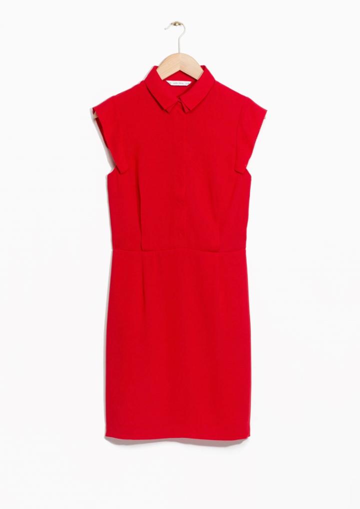 Other Stories Short Sleeved Shirt Dress