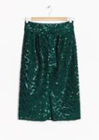 Other Stories Sequined Pencil Skirt