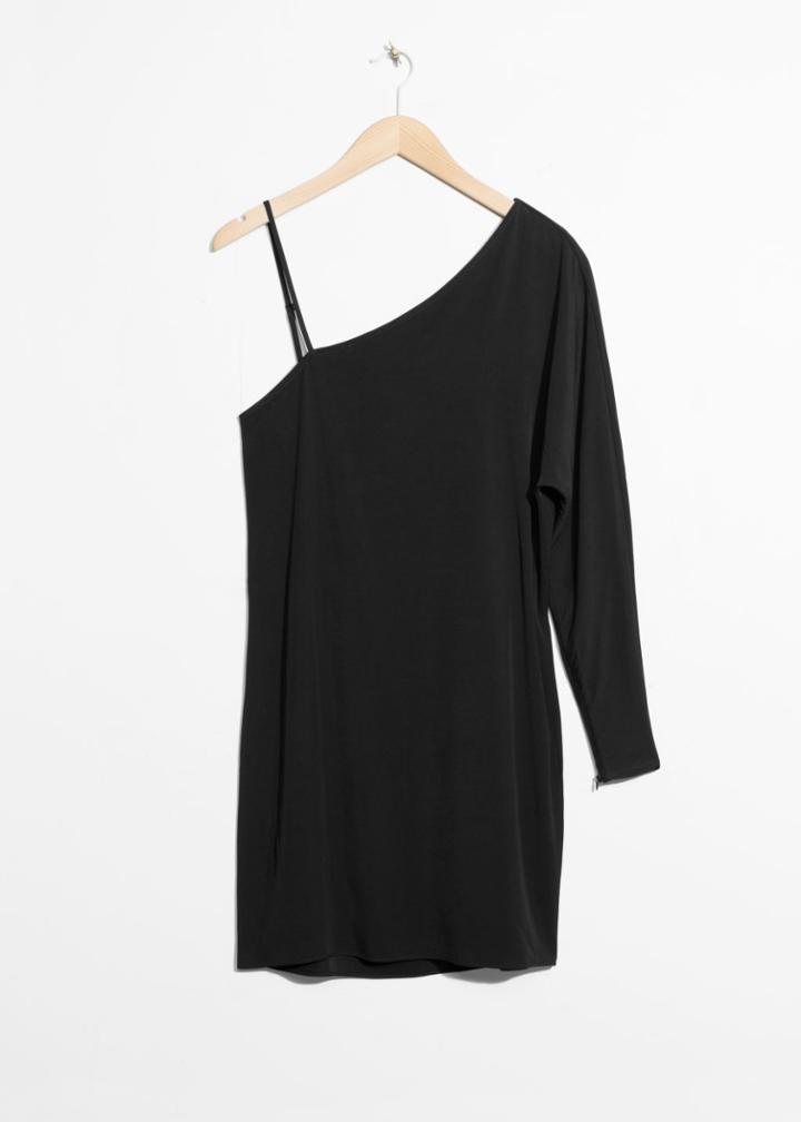 Other Stories One Sleeve Dress - Black