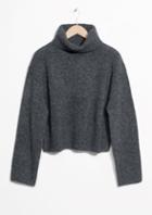 Other Stories Mohair And Wool Blend Turtleneck Sweater
